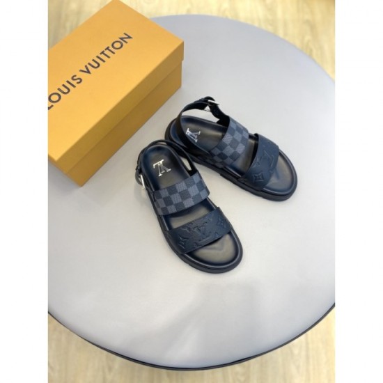 LOUIS VUITTON Men's Sandals 2022SS Popular summer model LOUIS VUITTON Men's Sandals 2022SS Popular summer model