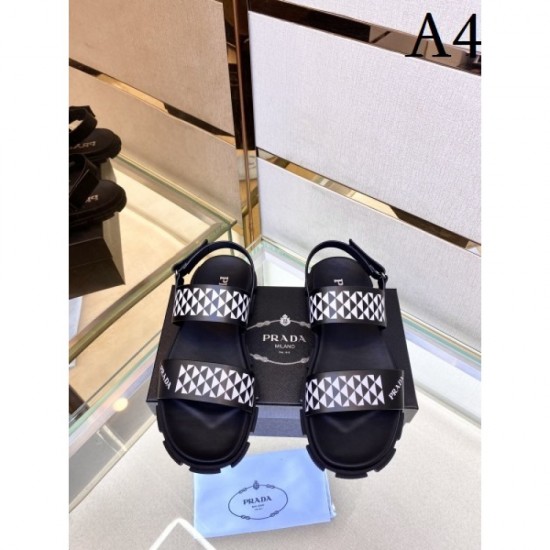 PRADA Prada Men's Sandals 2022SS Designed for everyday use PRADA Prada Men's Sandals 2022SS Designed for everyday use