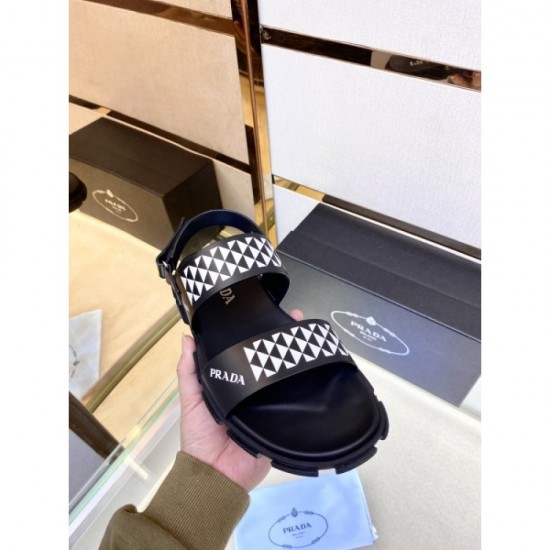 PRADA Prada Men's Sandals 2022SS Designed for everyday use PRADA Prada Men's Sandals 2022SS Designed for everyday use