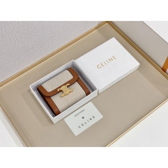 CELINE Celine 2022SS Highly recommended women's tri-fold wallet CELINE Celine 2022SS Highly recommended women's tri-fold wallet
