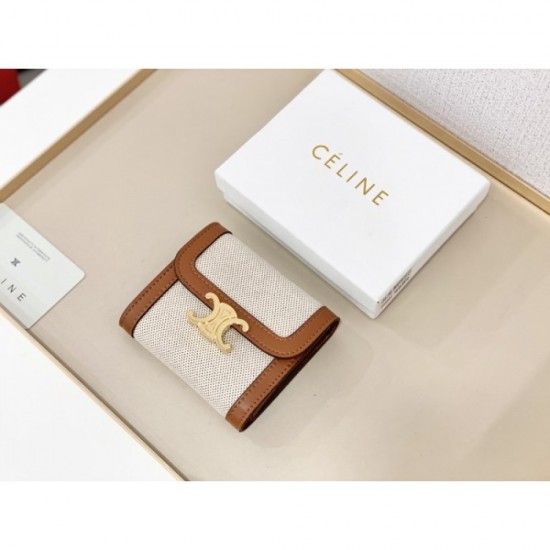 CELINE Celine 2022SS Highly recommended women's tri-fold wallet CELINE Celine 2022SS Highly recommended women's tri-fold wallet