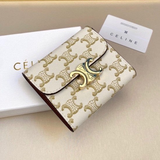 CELINE Celine 2022SS Popular high discount mail order Women's tri-fold wallet CELINE Celine 2022SS Popular high discount mail order Women's tri-fold wallet
