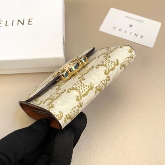 CELINE Celine 2022SS Popular high discount mail order Women's tri-fold wallet CELINE Celine 2022SS Popular high discount mail order Women's tri-fold wallet