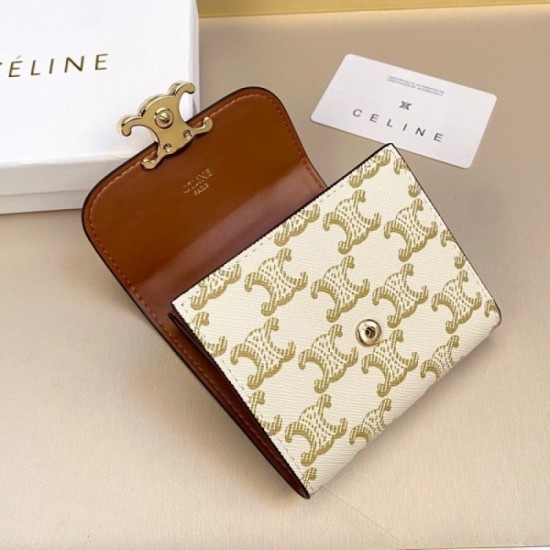 CELINE Celine 2022SS Popular high discount mail order Women's tri-fold wallet CELINE Celine 2022SS Popular high discount mail order Women's tri-fold wallet
