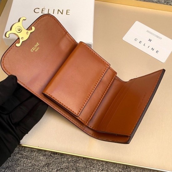 CELINE Celine 2022SS Popular high discount mail order Women's tri-fold wallet CELINE Celine 2022SS Popular high discount mail order Women's tri-fold wallet