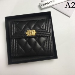 CHANEL 2022SS Limited women's tri-fold wallet that can be used absolutely in the summer