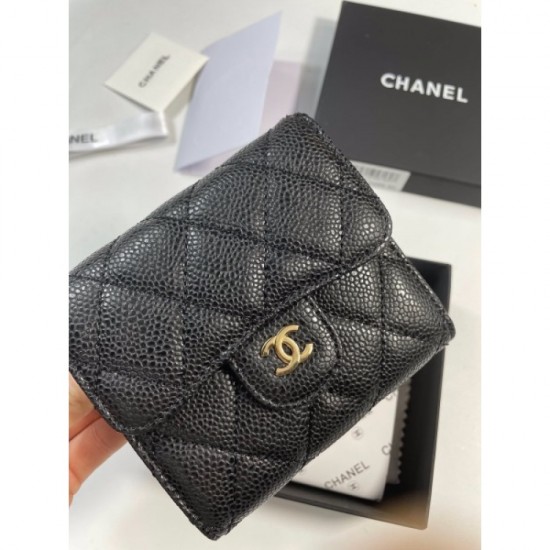 CHANEL 2022SS Women's tri-fold wallet for the summer CHANEL 2022SS Women's tri-fold wallet for the summer