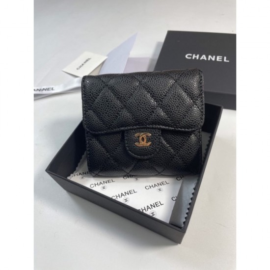 CHANEL 2022SS Women's tri-fold wallet for the summer CHANEL 2022SS Women's tri-fold wallet for the summer