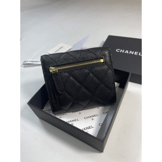 CHANEL 2022SS Women's tri-fold wallet for the summer CHANEL 2022SS Women's tri-fold wallet for the summer