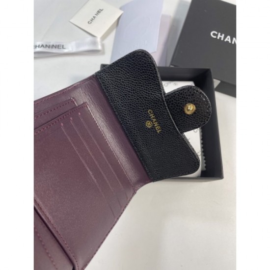 CHANEL 2022SS Women's tri-fold wallet for the summer CHANEL 2022SS Women's tri-fold wallet for the summer