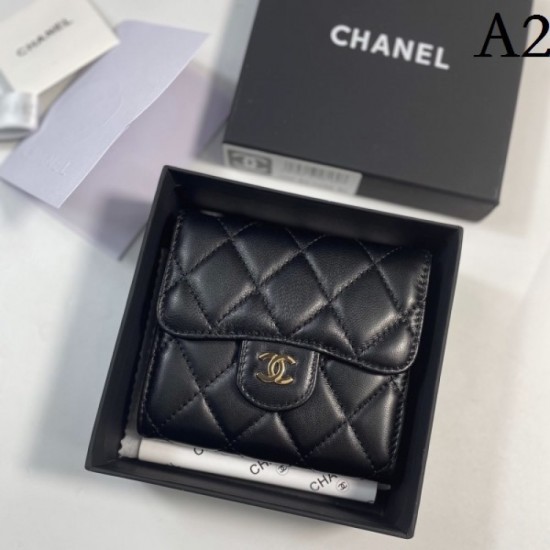 CHANEL 2022SS Summer essential item for ladies tri-fold wallet CHANEL 2022SS Summer essential item for ladies tri-fold wallet