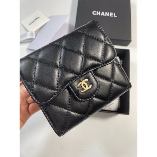 CHANEL 2022SS Summer essential item for ladies tri-fold wallet CHANEL 2022SS Summer essential item for ladies tri-fold wallet