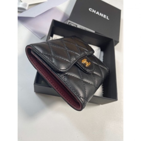 CHANEL 2022SS Summer essential item for ladies tri-fold wallet CHANEL 2022SS Summer essential item for ladies tri-fold wallet