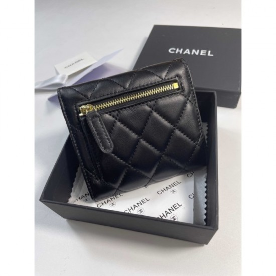 CHANEL 2022SS Summer essential item for ladies tri-fold wallet CHANEL 2022SS Summer essential item for ladies tri-fold wallet