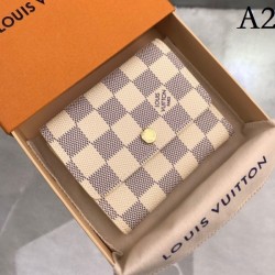 LOUIS VUITTON Louis Vuitton 2022SS Fashionable at a stretch Advanced ladies' tri-fold wallet N63241, M60402