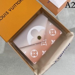 LOUIS VUITTON Louis Vuitton 2022SS Tri-fold wallet for ladies with a distinctive sense of omission M80387, M80388, M80386