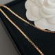 2022SS CHANEL Chanel longing brand necklace 2022SS CHANEL Chanel longing brand necklace