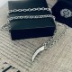 2022SS CHROME HEARTS CHROME HEARTS attention new brand necklace 2022SS CHROME HEARTS CHROME HEARTS attention new brand necklace