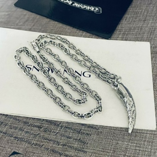 2022SS CHROME HEARTS CHROME HEARTS attention new brand necklace 2022SS CHROME HEARTS CHROME HEARTS attention new brand necklace
