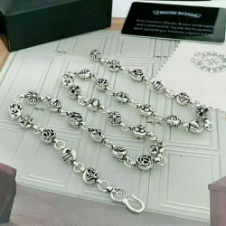 2022SS CHROME HEARTS Chrome Hearts love at first sight necklace