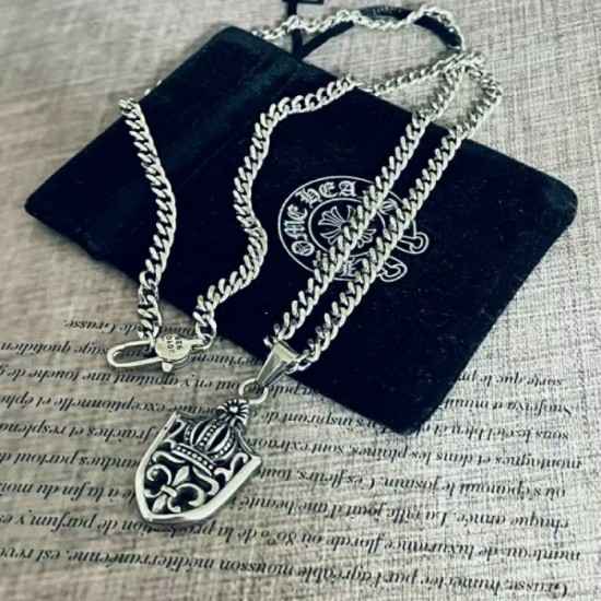 2022SS CHROME HEARTS CHROME HEARTS Spring new attention necklace 2022SS CHROME HEARTS CHROME HEARTS Spring new attention necklace
