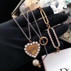 2022SS DIOR Dior explosive popularity restock necklace