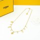 2022SS FENDI Fendi new damage processing necklace 2022SS FENDI Fendi new damage processing necklace
