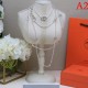2022SS HERMES Hermes Necklace in a soft atmosphere 2022SS HERMES Hermes Necklace in a soft atmosphere