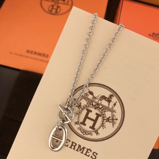 2022SS HERMES Hermes Overall harmonious necklace 2022SS HERMES Hermes Overall harmonious necklace