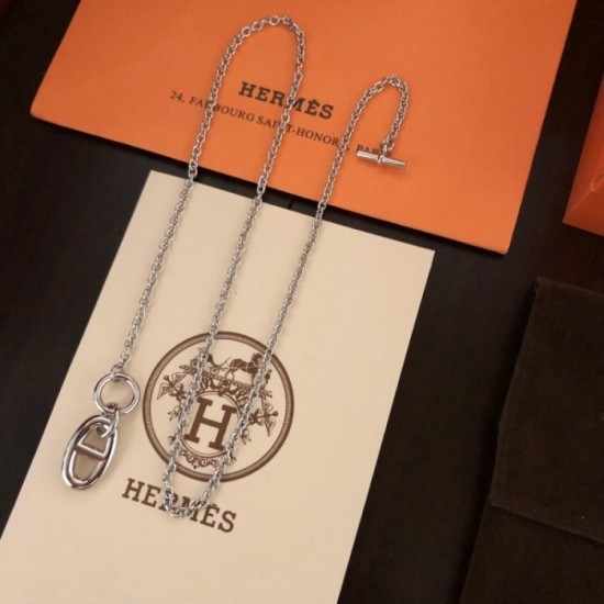 2022SS HERMES Hermes Overall harmonious necklace 2022SS HERMES Hermes Overall harmonious necklace