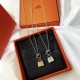 Fashionable advanced wear HERMES Hermes 2022AW necklace Fashionable advanced wear HERMES Hermes 2022AW necklace