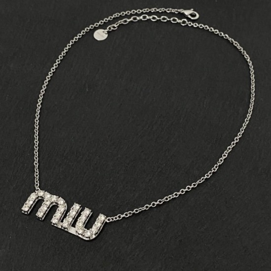 2022SS MIU MIU cute atmosphere necklace 2022SS MIU MIU cute atmosphere necklace