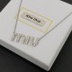 2022SS MIU MIU cute atmosphere necklace 2022SS MIU MIU cute atmosphere necklace