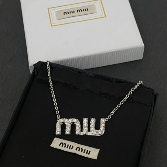 2022SS MIU MIU cute atmosphere necklace 2022SS MIU MIU cute atmosphere necklace
