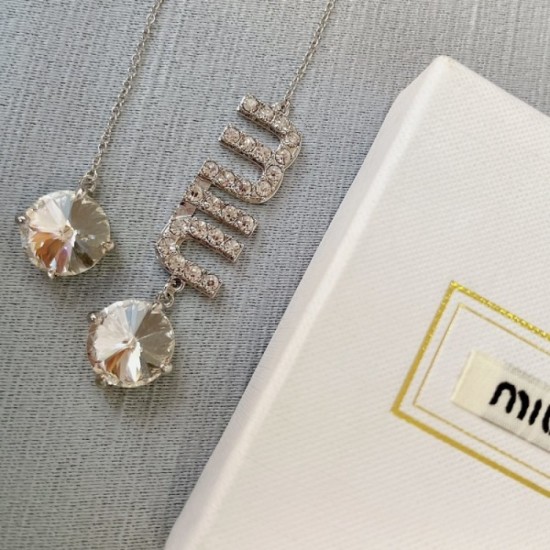 2022SS MIU MIU Miu Miu cute impression necklace 2022SS MIU MIU Miu Miu cute impression necklace
