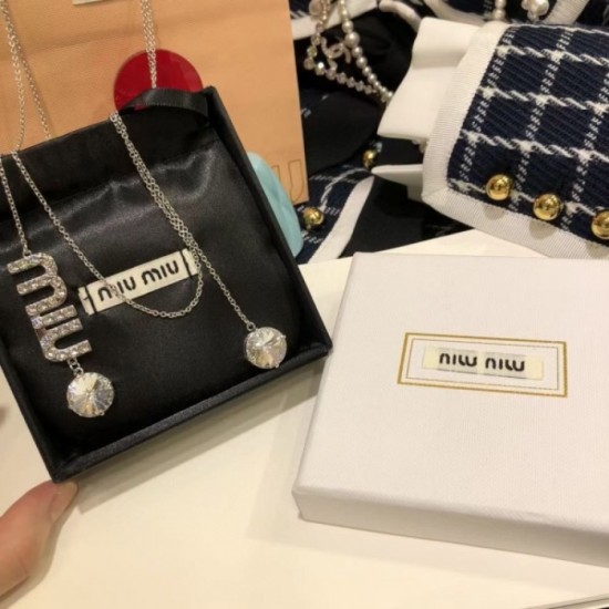 2022SS MIU MIU Miu Miu cute impression necklace 2022SS MIU MIU Miu Miu cute impression necklace