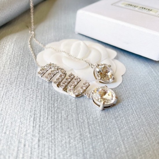 2022SS MIU MIU Miu Miu cute impression necklace 2022SS MIU MIU Miu Miu cute impression necklace