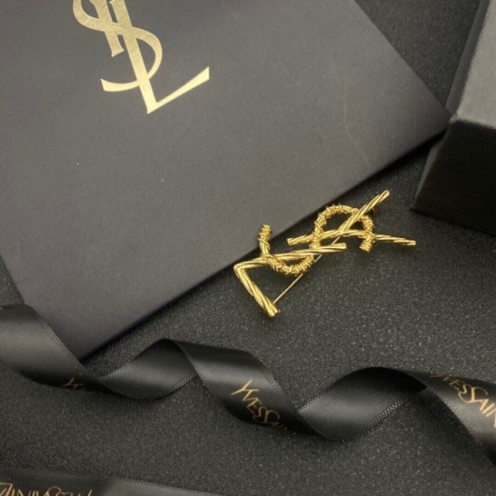 YSL Yves Saint Laurent Limited SALE Price Brooch YSL Yves Saint Laurent Limited SALE Price Brooch