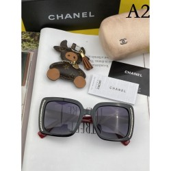 CHANEL Sunglasses Multicolor selectable Cool item