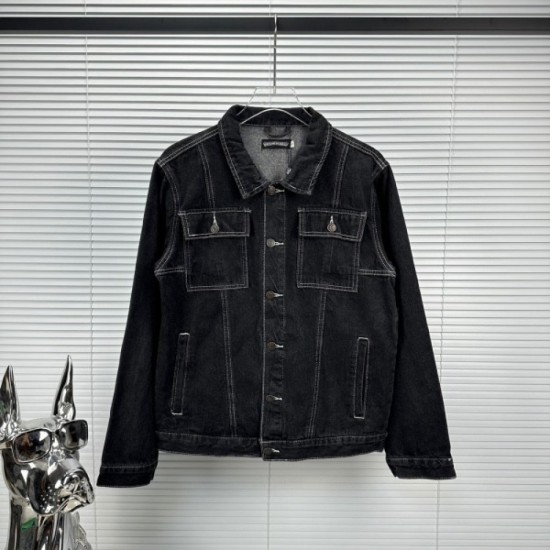 CHROME HEARTS denim coat 2023FW explosively popular CHROME HEARTS denim coat 2023FW explosively popular