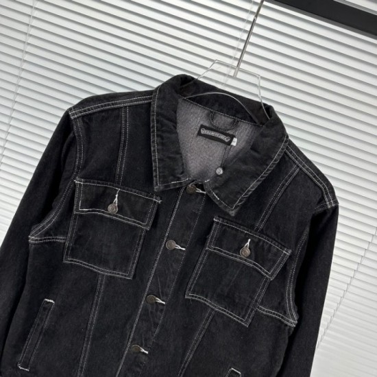 CHROME HEARTS denim coat 2023FW explosively popular CHROME HEARTS denim coat 2023FW explosively popular