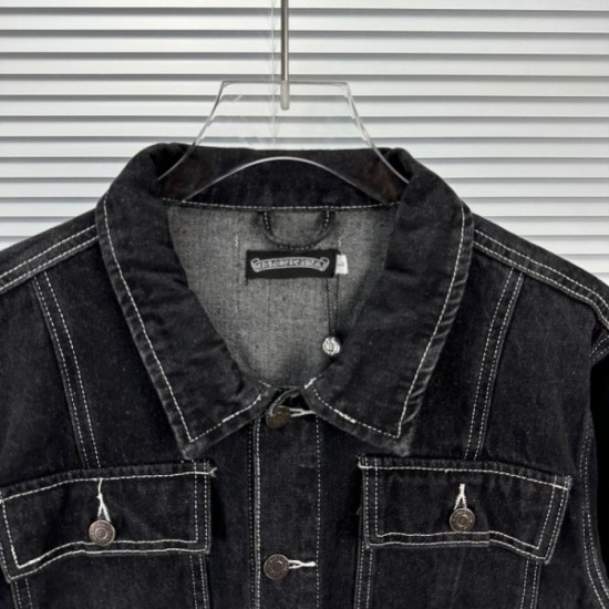 CHROME HEARTS denim coat 2023FW explosively popular CHROME HEARTS denim coat 2023FW explosively popular