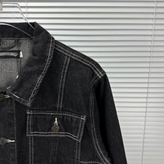 CHROME HEARTS denim coat 2023FW explosively popular CHROME HEARTS denim coat 2023FW explosively popular
