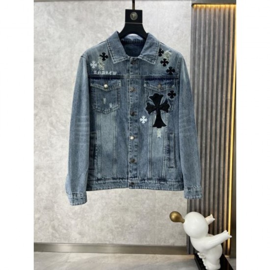CHROME HEARTS denim coat 2023FW new fall/winter item CHROME HEARTS denim coat 2023FW new fall/winter item
