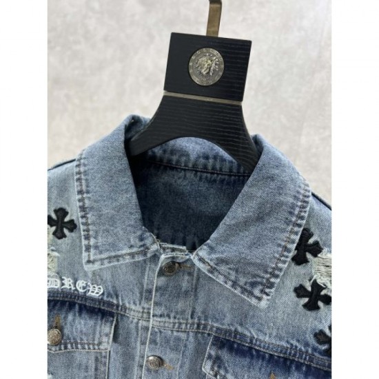 CHROME HEARTS denim coat 2023FW new fall/winter item CHROME HEARTS denim coat 2023FW new fall/winter item