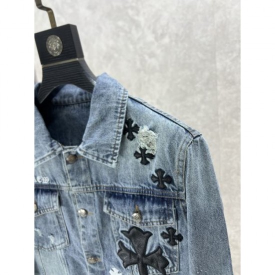 CHROME HEARTS denim coat 2023FW new fall/winter item CHROME HEARTS denim coat 2023FW new fall/winter item