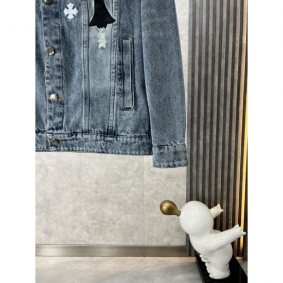 CHROME HEARTS denim coat 2023FW new fall/winter item CHROME HEARTS denim coat 2023FW new fall/winter item