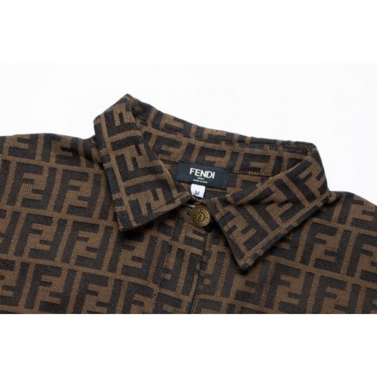 FENDI Denim coat 2023FW New item in the fall/winter collection FENDI Denim coat 2023FW New item in the fall/winter collection