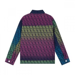 FENDI Denim coat 2023FW New winter item that will be loved by many users