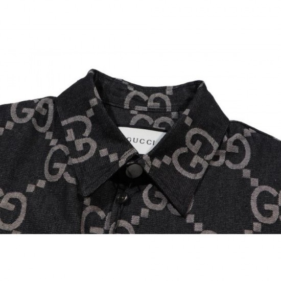 GUCCI Gucci denim coat 2023FW Great for the upcoming season GUCCI Gucci denim coat 2023FW Great for the upcoming season